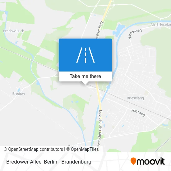Bredower Allee map