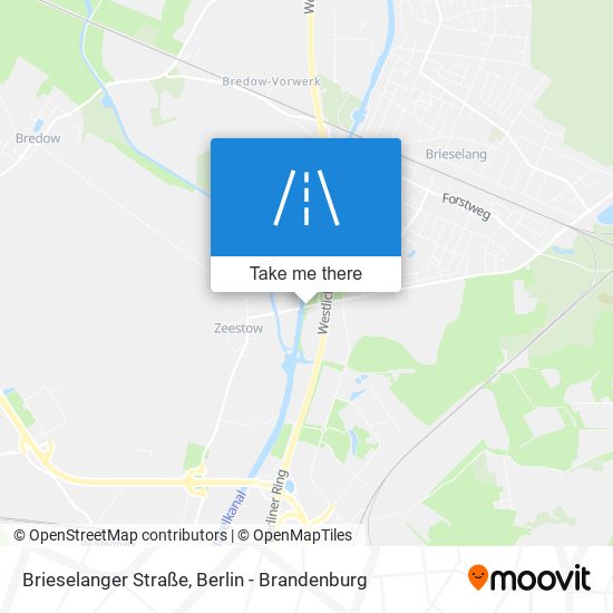 Brieselanger Straße map