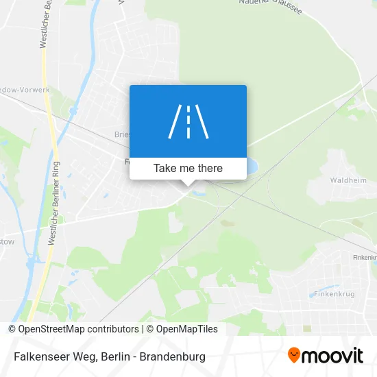 Карта Falkenseer Weg