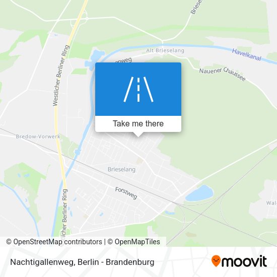 Nachtigallenweg map