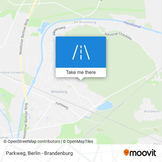 Parkweg map