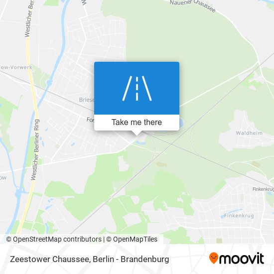 Zeestower Chaussee map