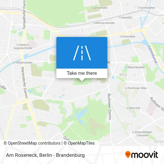 Am Roseneck map