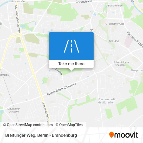 Карта Breitunger Weg