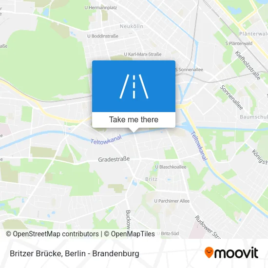 Карта Britzer Brücke
