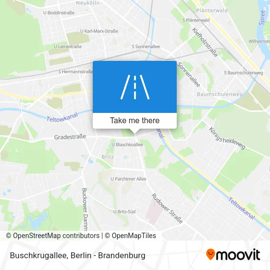 Карта Buschkrugallee
