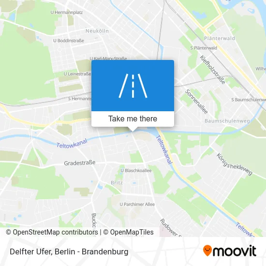 Карта Delfter Ufer