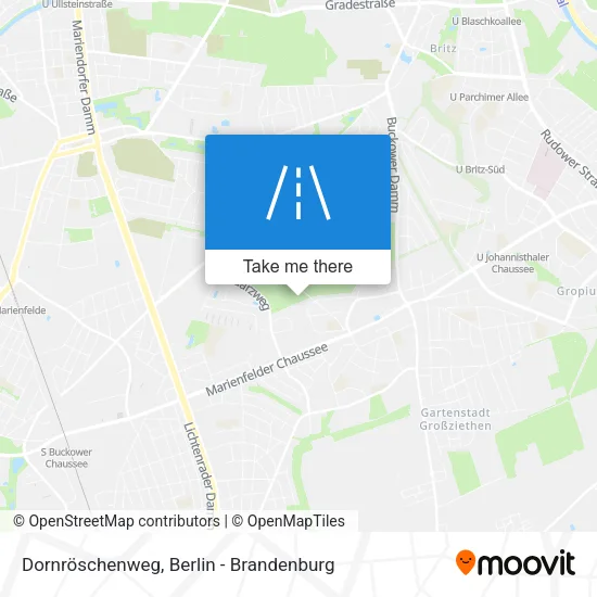 Карта Dornröschenweg