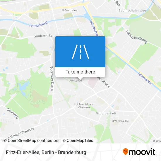 Карта Fritz-Erler-Allee