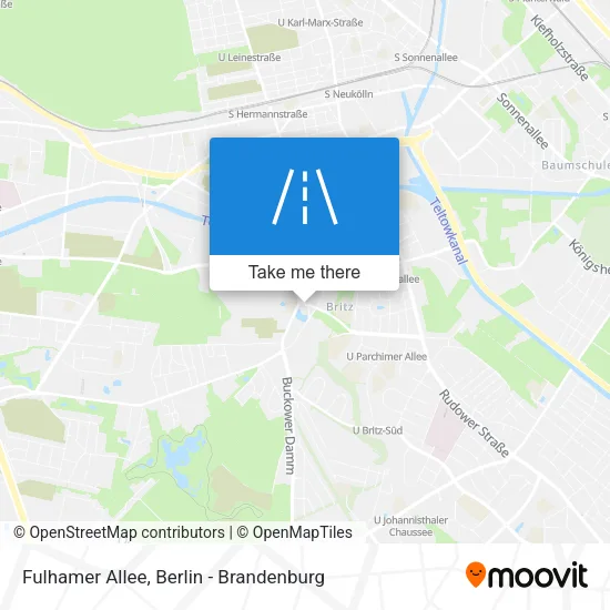 Карта Fulhamer Allee