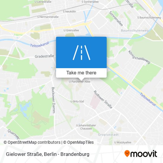 Карта Gielower Straße