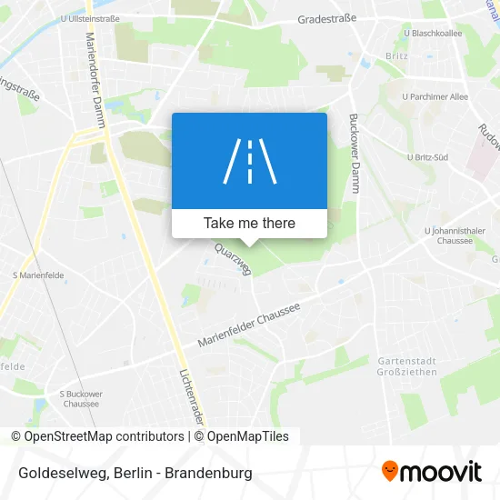 Карта Goldeselweg