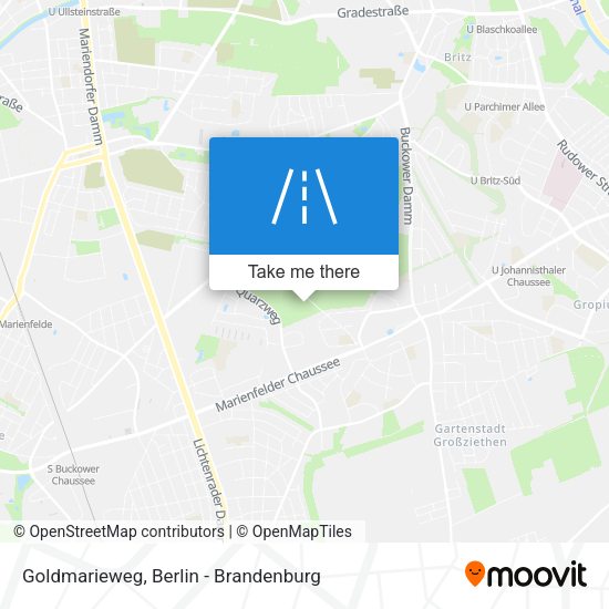 Goldmarieweg map