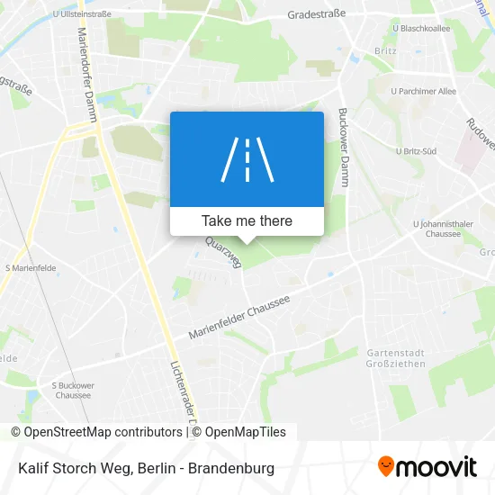 Карта Kalif Storch Weg