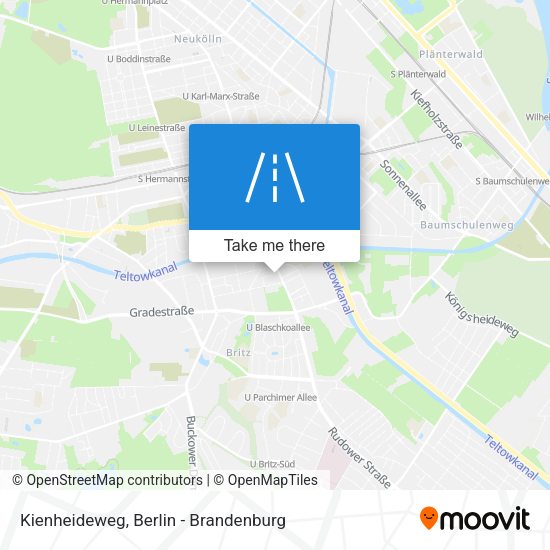 Kienheideweg map