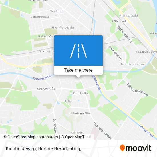 Карта Kienheideweg