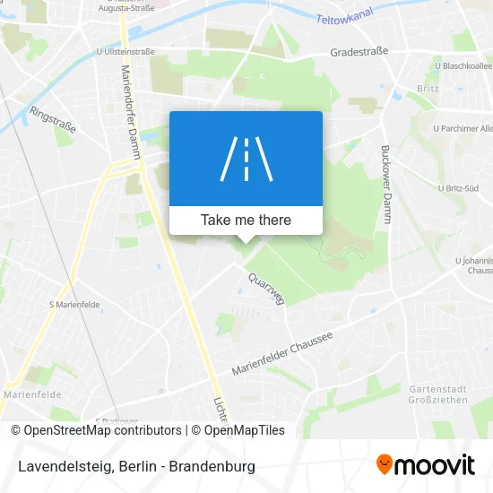 Карта Lavendelsteig
