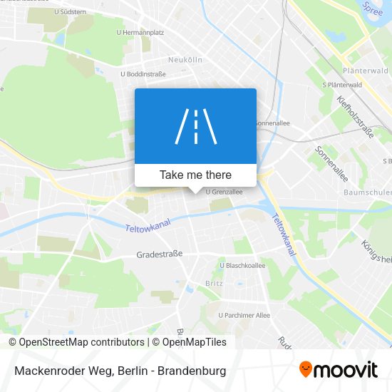 Mackenroder Weg map