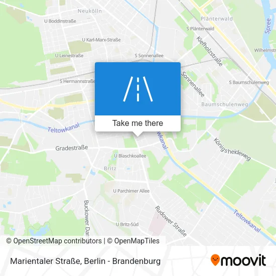 Карта Marientaler Straße