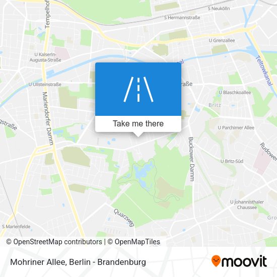Mohriner Allee map