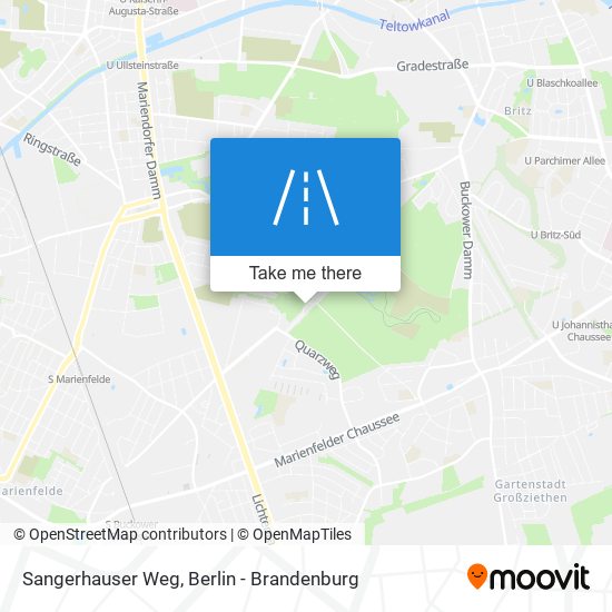 Sangerhauser Weg map