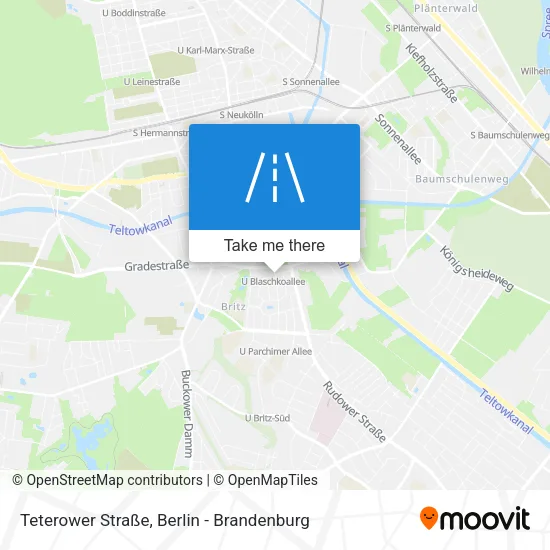 Карта Teterower Straße