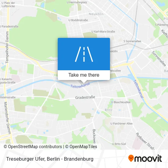 Карта Treseburger Ufer