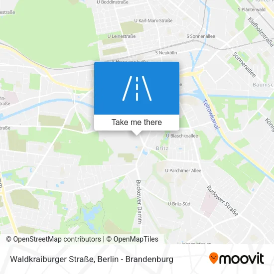 Карта Waldkraiburger Straße