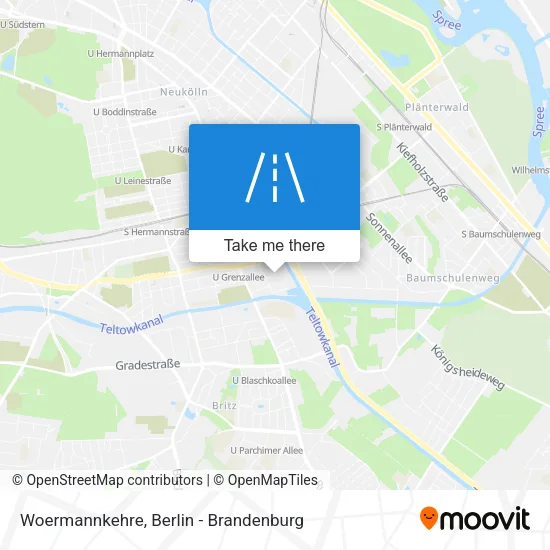 Карта Woermannkehre