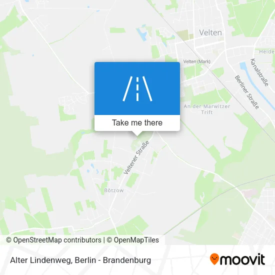 Карта Alter Lindenweg