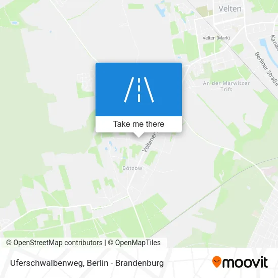 Карта Uferschwalbenweg