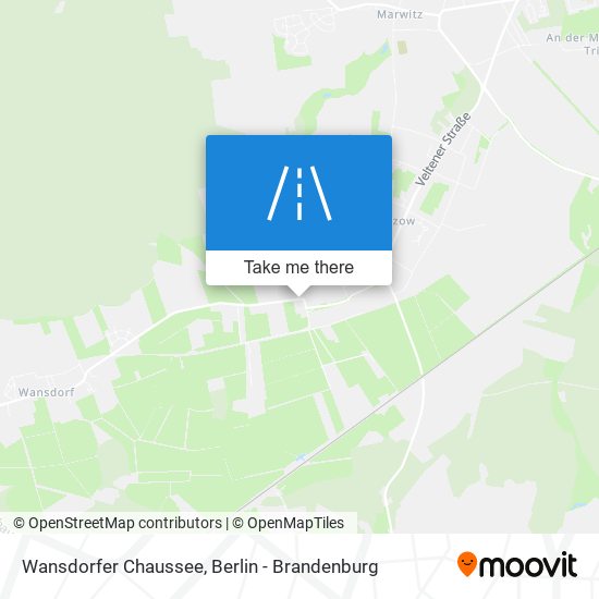 Wansdorfer Chaussee map