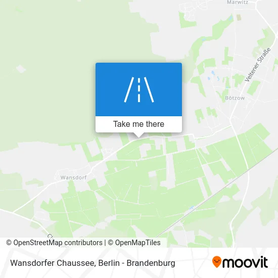 Wansdorfer Chaussee map