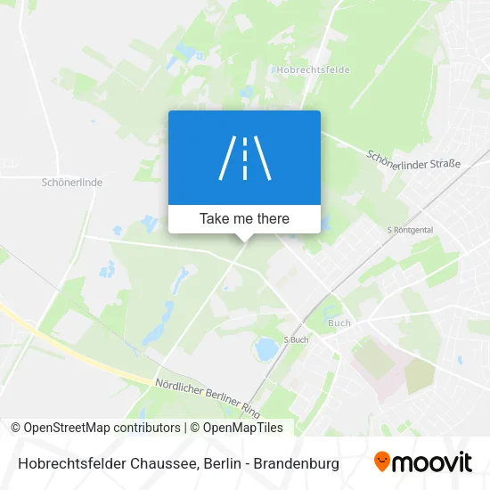 Карта Hobrechtsfelder Chaussee