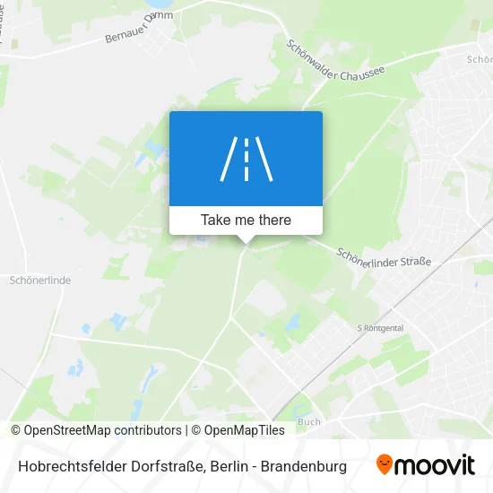Карта Hobrechtsfelder Dorfstraße