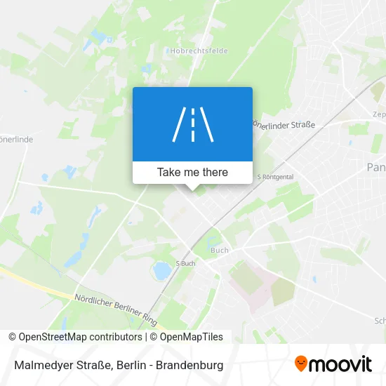 Карта Malmedyer Straße