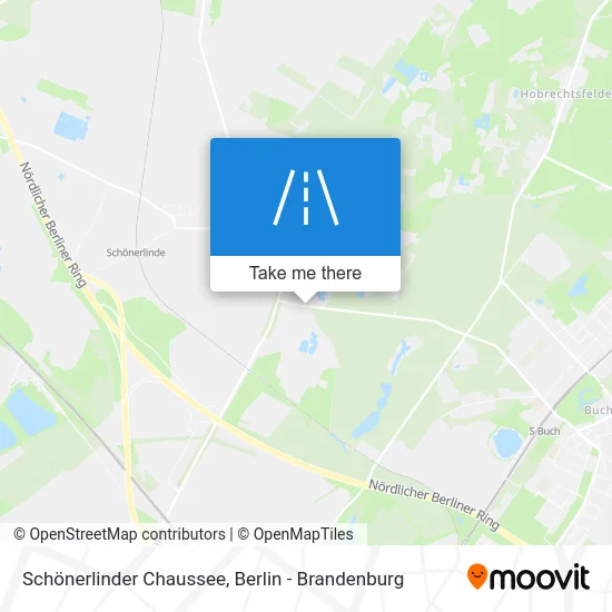 Schönerlinder Chaussee map
