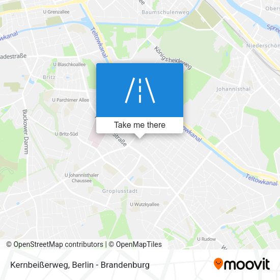 Kernbeißerweg map