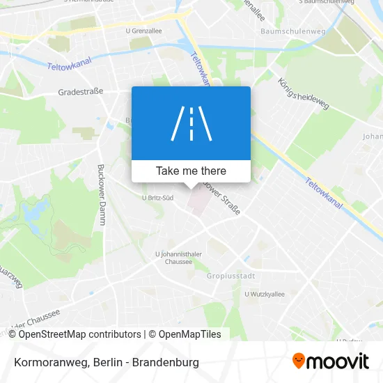 Kormoranweg map