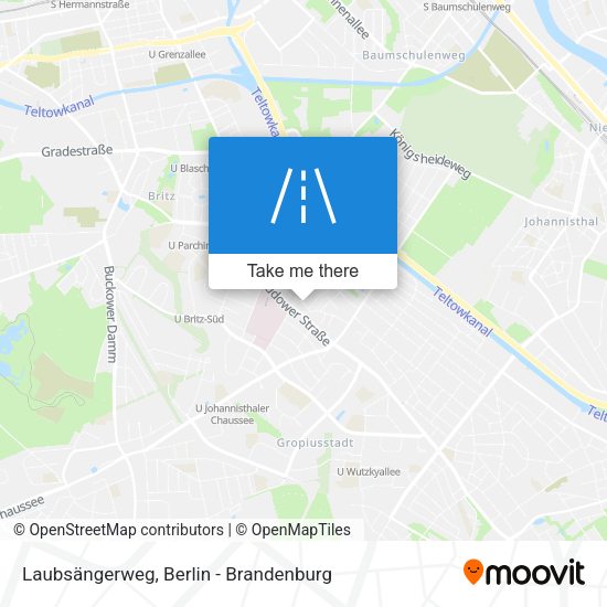 Laubsängerweg map