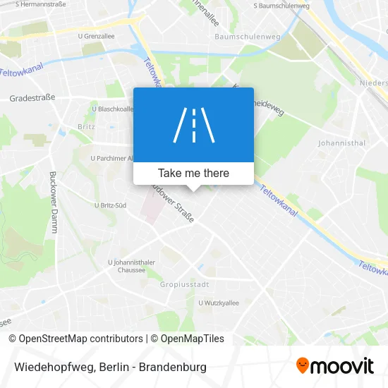 Карта Wiedehopfweg