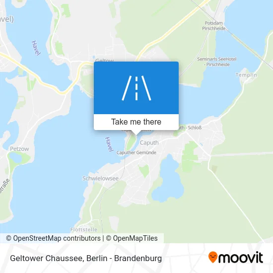 Geltower Chaussee map