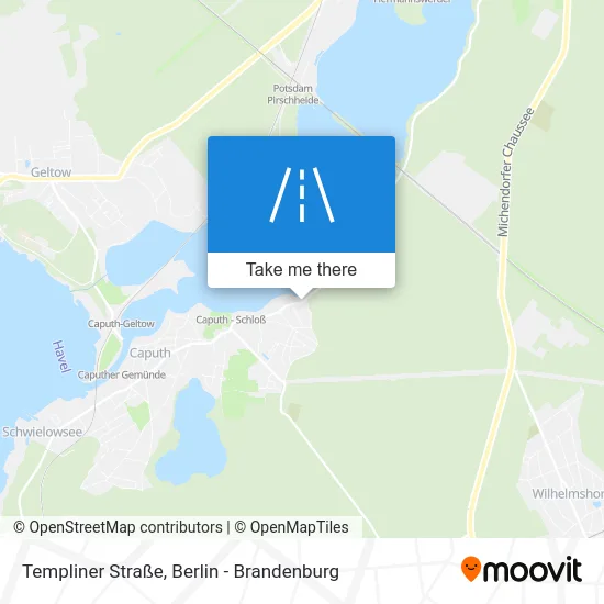 Карта Templiner Straße