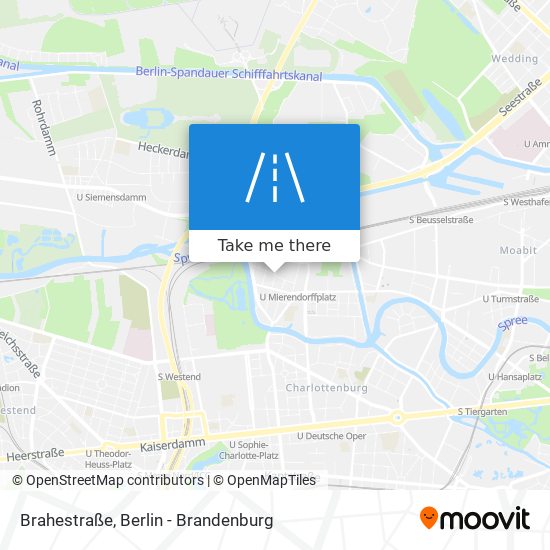 Brahestraße map