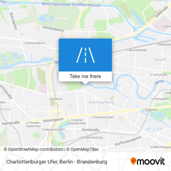 Charlottenburger Ufer map