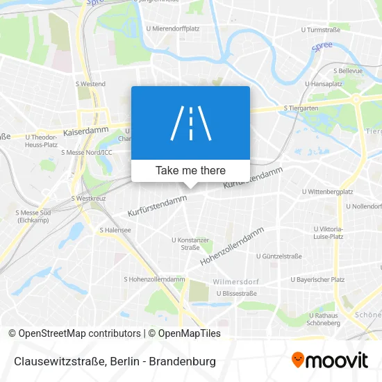 Clausewitzstraße map