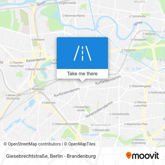 Карта Giesebrechtstraße