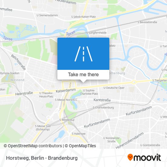 Horstweg map