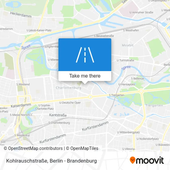 Карта Kohlrauschstraße