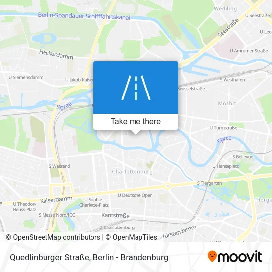 Карта Quedlinburger Straße